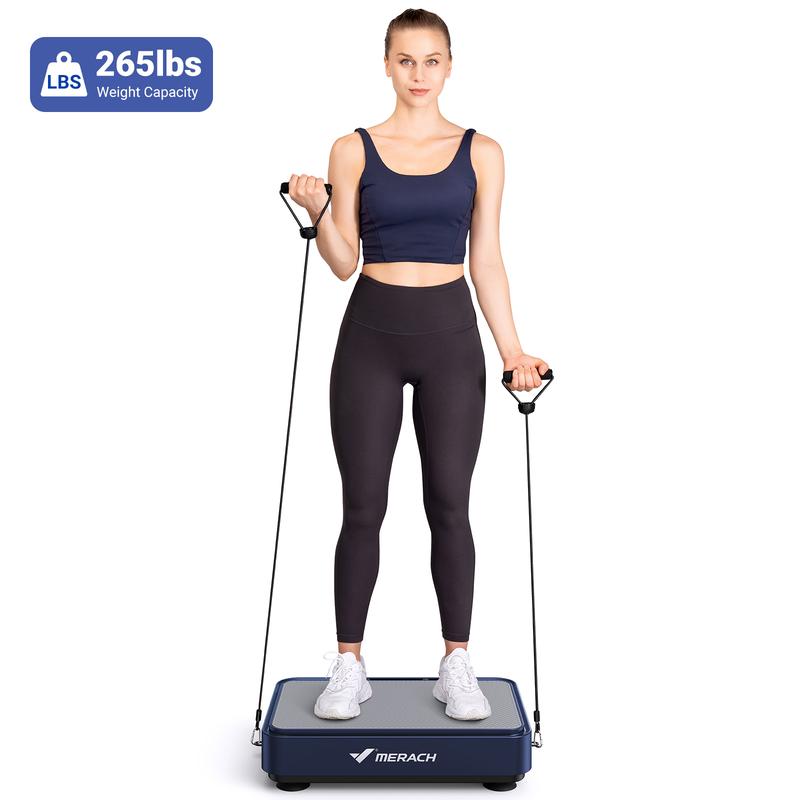 MERACH Vibration Plate Exercise Machine Remote Control Whole Body Workout Vibration Platform