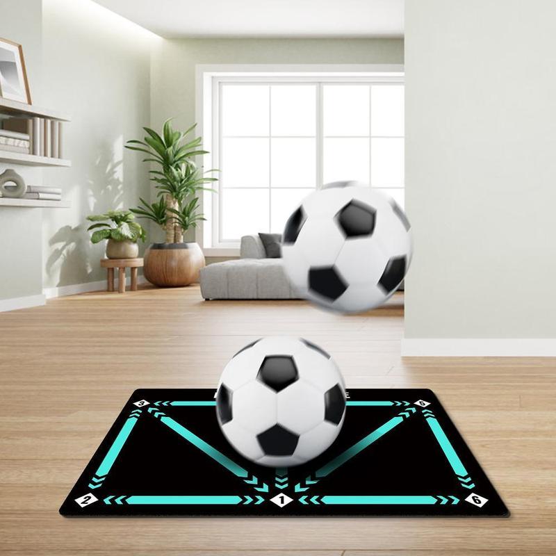 Football Training Mat, Silent Shock Absorption Football Training Tool, Sports Equipment for Indoor Outdoor Use, Christmas Gift