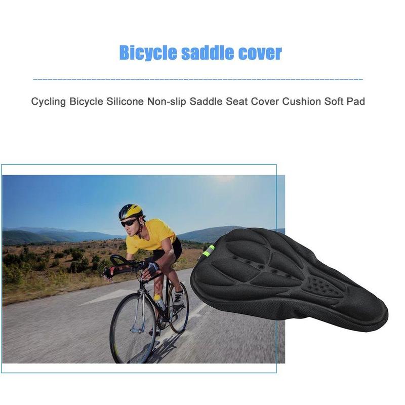 Bike Seat Pad, Soft Comfortable Bike Seat Cushion, Thickened Bike Seat Cover, Bicycle Accessories for Mountain Bike