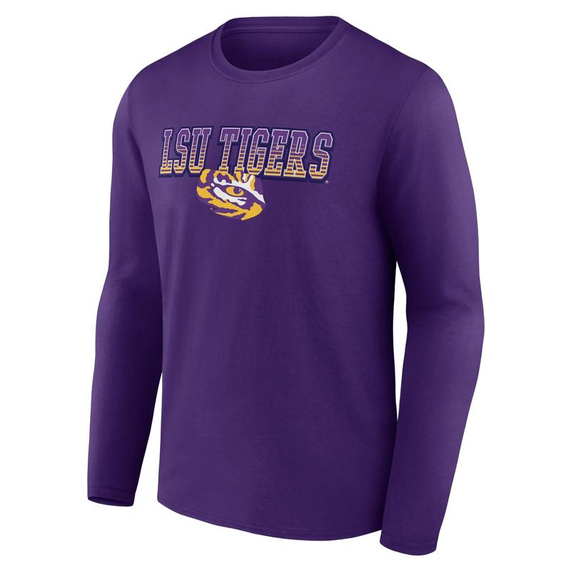 Vintage LSU Tigers NCAA Sport Team Long Sleeve T-Shirt, Graphic NCAA Football Basketball Team, Gift For Sport Fan