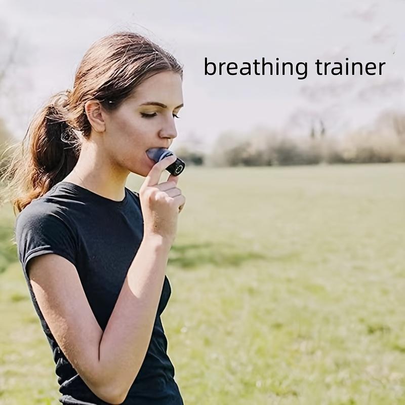 Breathing Exercise Tool for Lungs, Portable Adjustable Resistance Lung Exerciser, Lung Capacity Abdominal Breathing Trainer, Fitness Trainer Accessories for Gym Workout Use, Christmas Gift