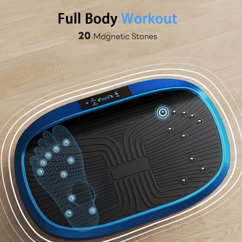 Flybird Vibration Plate - 4D & Oscillation Two Types Vibration Platform for Whole Body Workout, Bone Density Building, Lymphatic Drainage Exercise Machine