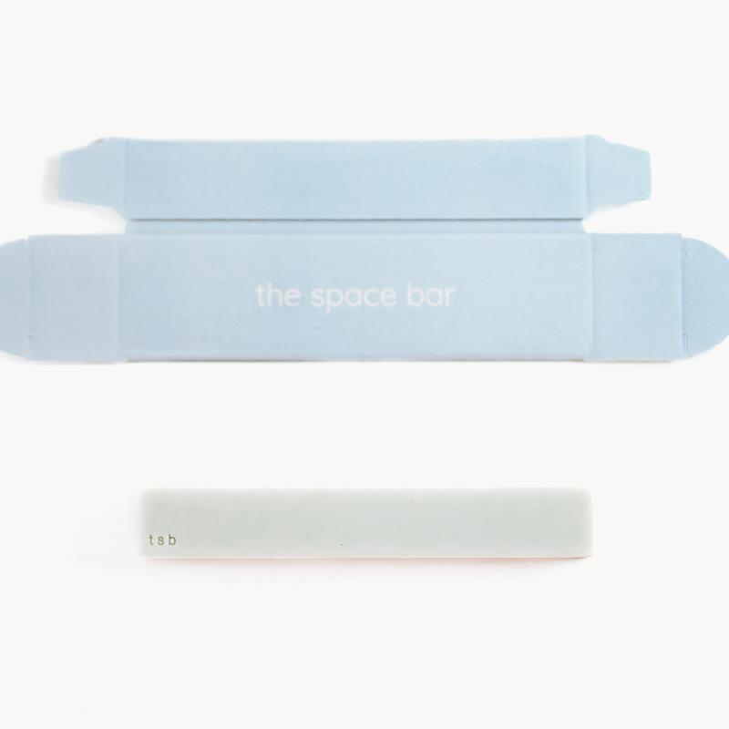 The Space Bar Co. Glacier White Space Bar Weight for Discreet Absence - Easy to Use