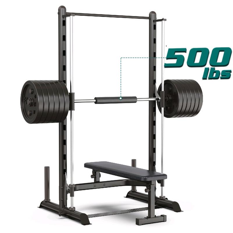 SincMill SCM-S1000DW Squat Rack for Home Gym Bench Press Bar Weight Bench Set for Home Gym Power Rack Machines squat rack smithmachine