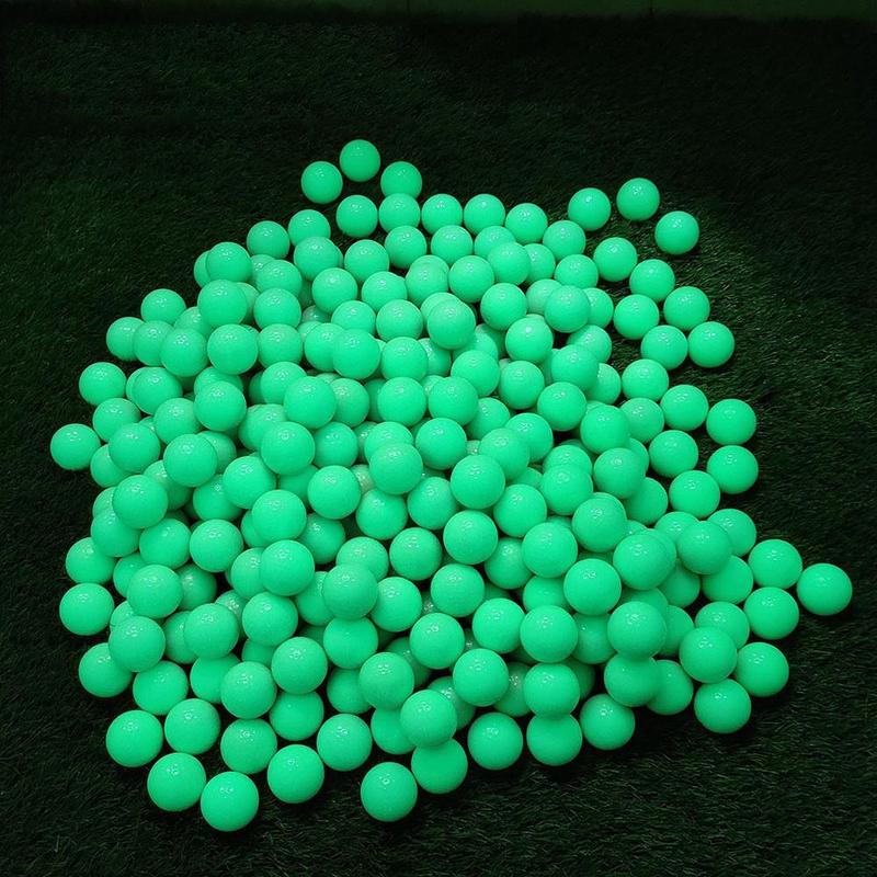 Golf Luminous Ball, 6 Counts set Glow in The Dark Golf Ball, Night Training Golf Ball, Outdoor Sports Equipment for Golf Enthusiastic