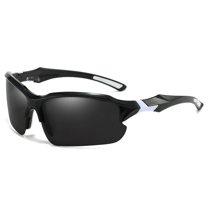 Half Frame Polarized Sunglasses Men's Cycling Running Fishing Sports Sunglasses