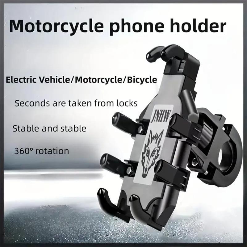 Bike Phone Holder, 360 Degree Rotatable Bike Phone Mount, Shockproof Bike Navigation Bracket, Universal Bike Accessories for Mountain Bike