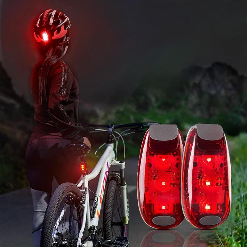 LED Safety Light, 2 Packs Clip On Strobe Light AC Power, Running Light for Running, Cycling, Walking, Bike, Outdoor