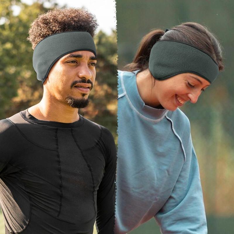 Solid Color Ear Warmer Headband, 1 Count Winter Outdoor Sport Ear Muffs Band for Yoga Fitness Running, Ear Cover Head Wrap, Running Sweatband for Men Women