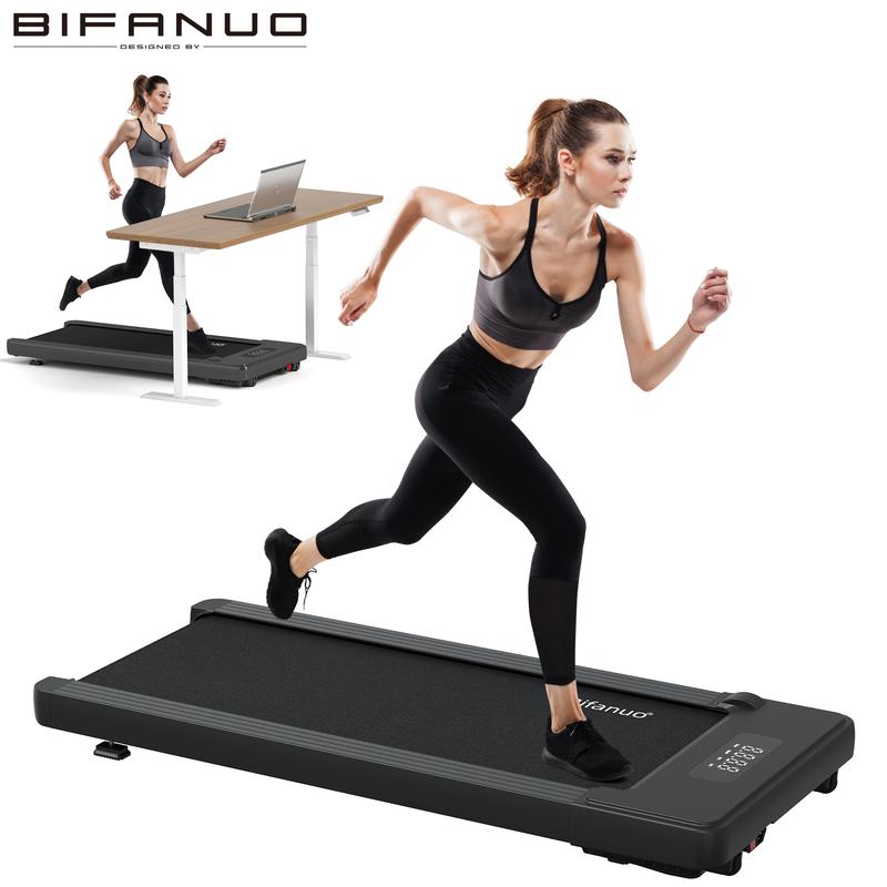 Bifanuo Walking Pad - Walking PadTreadmill, Under Desk Treadmill,Treadmills for Home and Office,Portable Treadmill Under Desk withRemote Control and LED Displayweight bench