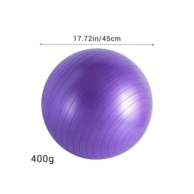 45cm Soft Exercise Ball, Anti-Burst Yoga Ball , Stability Swiss Ball W  Pump For Pregnancy Birthing, Excersize, Workout, Fitness, Balance, Gym