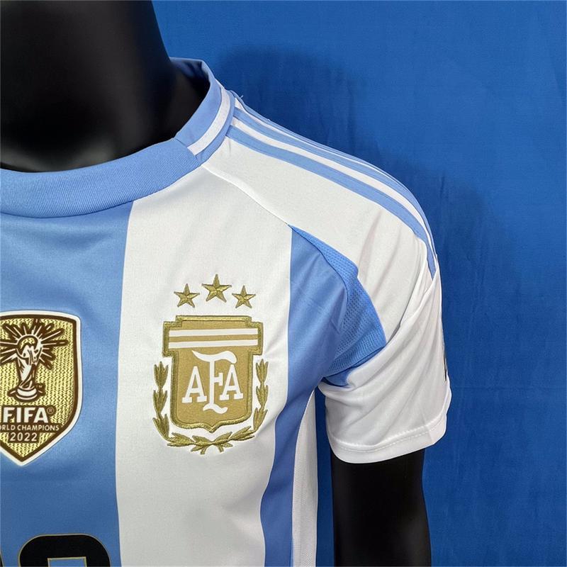 24-25 season new Argentina home Messi No. 10 fan edition classic high quality leisure breathable jersey