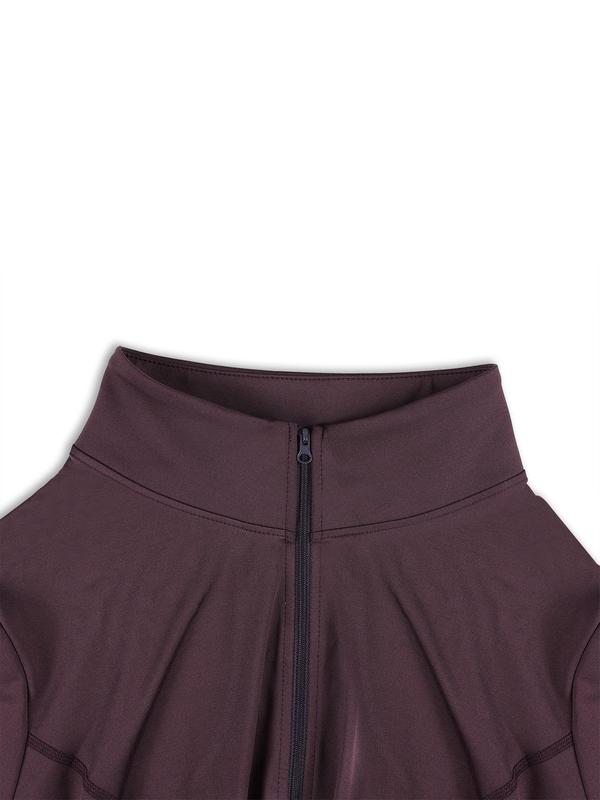  Women's Zip Up Sports Jacket, Sporty Long Sleeve Outerwear for Women, Women's Plus Sportswear for Indoor Outdoor Wear