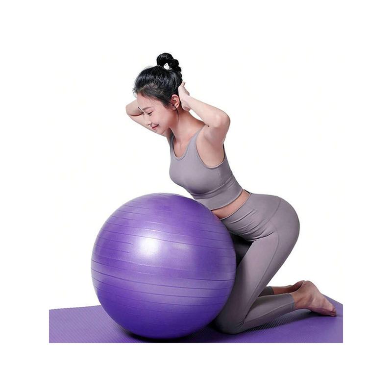 45cm Soft Exercise Ball, Anti-Burst Yoga Ball , Stability Swiss Ball W  Pump For Pregnancy Birthing, Excersize, Workout, Fitness, Balance, Gym