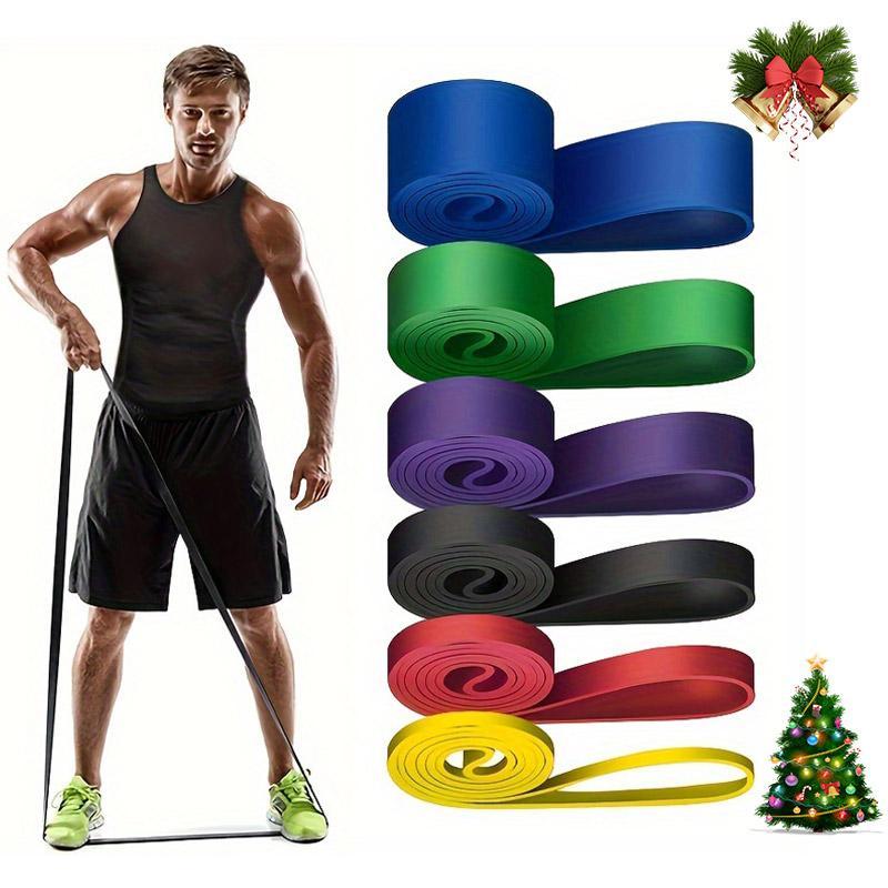 Body Fitness Elastic Resistance Rope, 1 4 6 Counts Yoga Stretching Band, Gym Sports Stretching Training Equipment, Home Gym Equipment, Resistance Bands, Christmas Gift