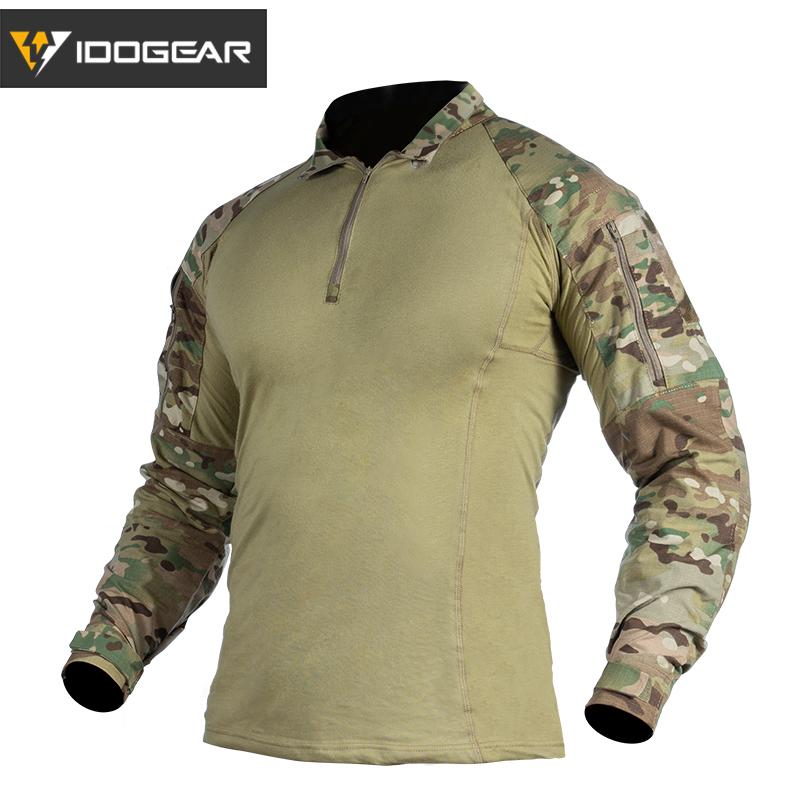 IDOGEAR G4 tactica Shirt With Elbow Pads Tactica Shirt Long-sleeved shirt 3112