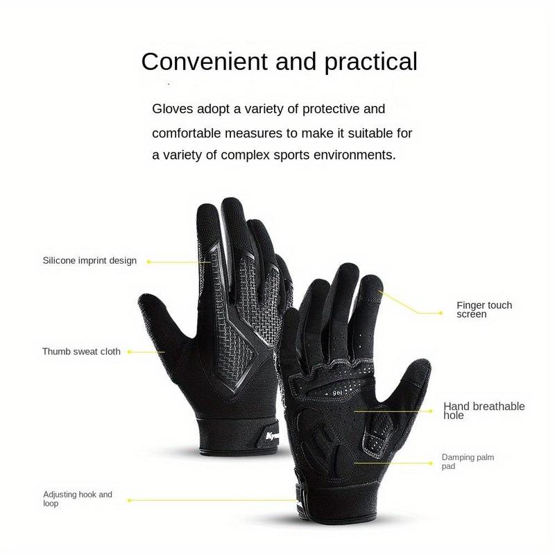 Cycling Gloves, Breathable Non-slip & Shock-absorbing Gloves, Sports Gloves for Bicycle & Motorcycle Riding