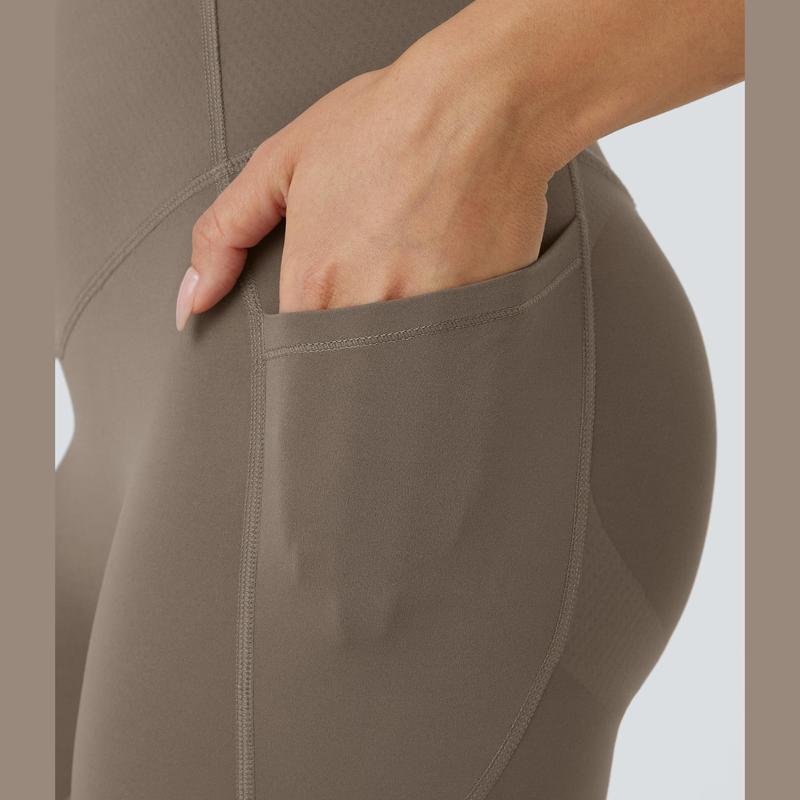 Halara SoCinched High Waisted Butt Lifting Tummy Control Side Pocket Shaping Workout UltraSculpt Leggings