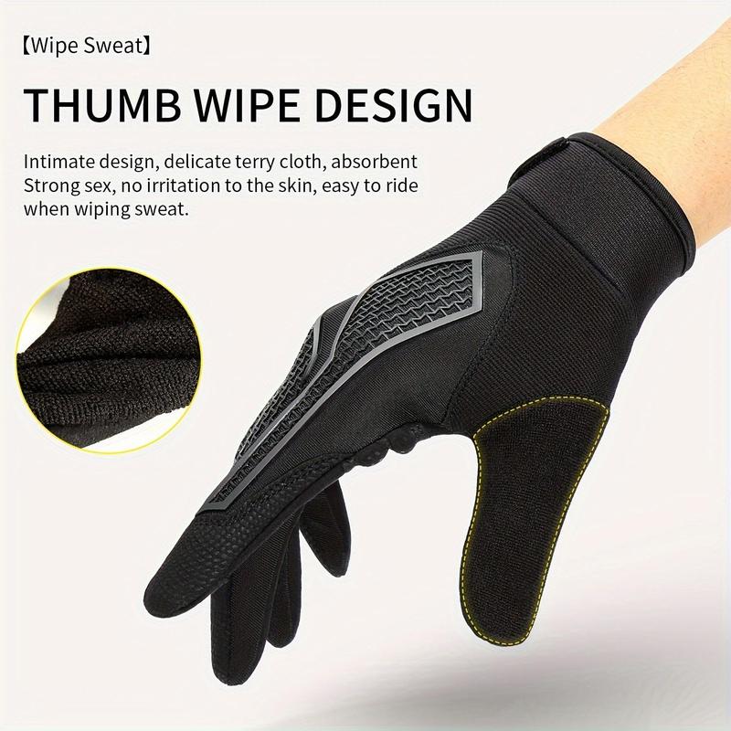 Cycling Gloves, Breathable Non-slip & Shock-absorbing Gloves, Sports Gloves for Bicycle & Motorcycle Riding