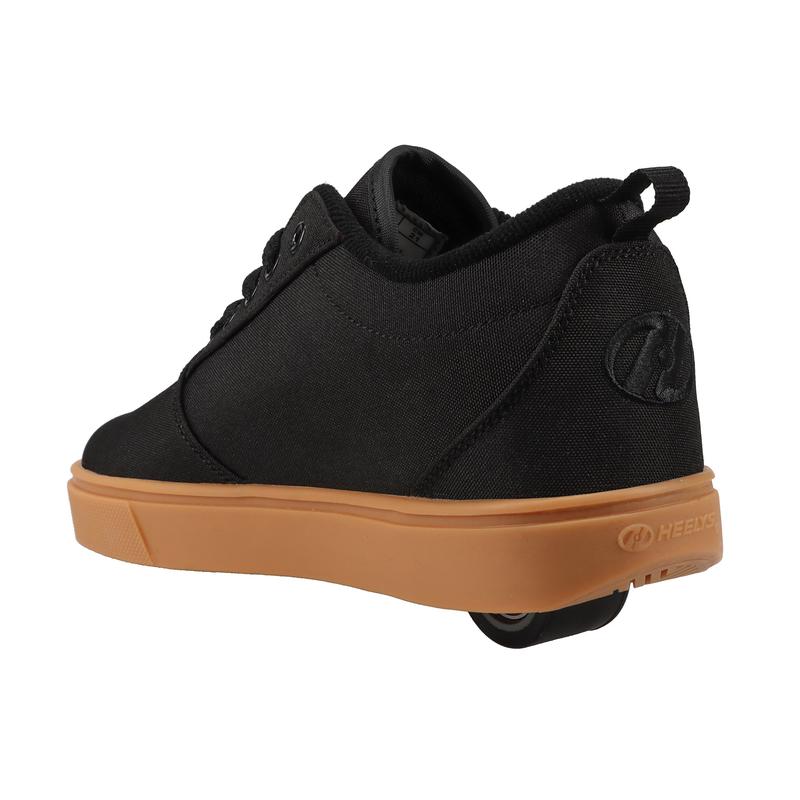 Heelys shoes with wheels for kids and adults | Black with Gum Sole | Pro 20