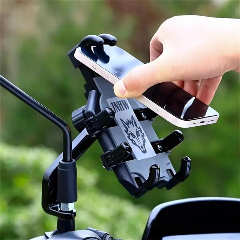 Bike Phone Holder, 360 Degree Rotatable Bike Phone Mount, Shockproof Bike Navigation Bracket, Universal Bike Accessories for Mountain Bike