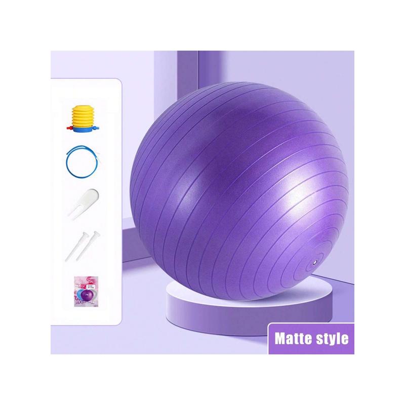 45cm Soft Exercise Ball, Anti-Burst Yoga Ball , Stability Swiss Ball W  Pump For Pregnancy Birthing, Excersize, Workout, Fitness, Balance, Gym