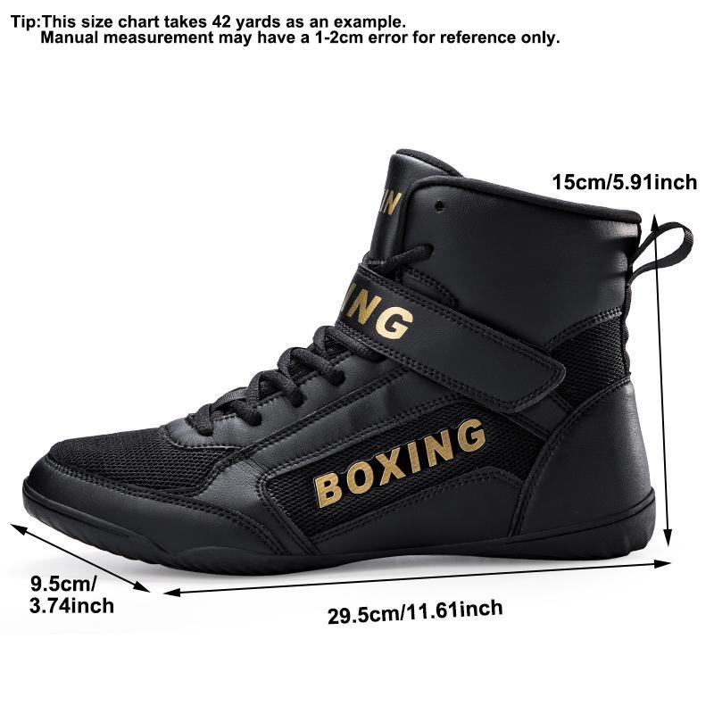 Men's Boxing Shoes, 1 Pair Non-slip Wear-resistant Martial Arts Training Shoes, Gym Workout Shoes, Sports Shoes for Men