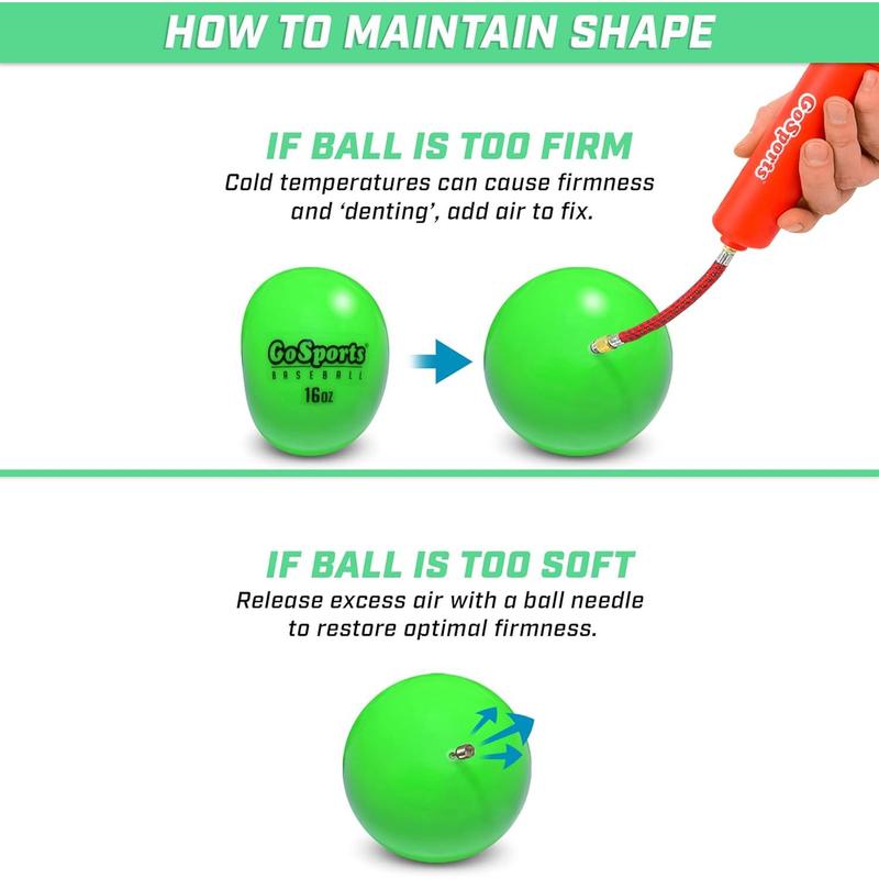 GoSpo   Weighted Training Balls - Hitting & Pitching Training for All Skill Levels - Improve Power and Mechanics, Choose Baseball or Softball