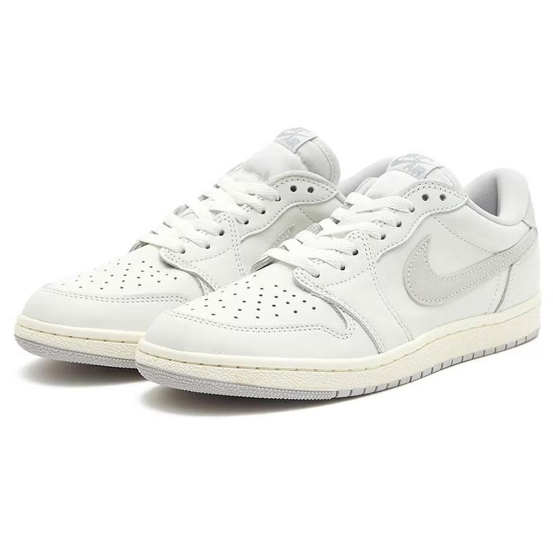 Men's Air Jordan 1 Low 85 Summit White Lt Smoke Grey (FB9933 100)