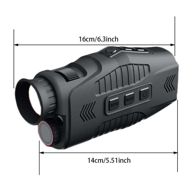 Night Vision Monocular, Rechargeable HD Photography & Video Monocular, Digital Zoom Monocular for Hunting, Camping, Wildlife Observation