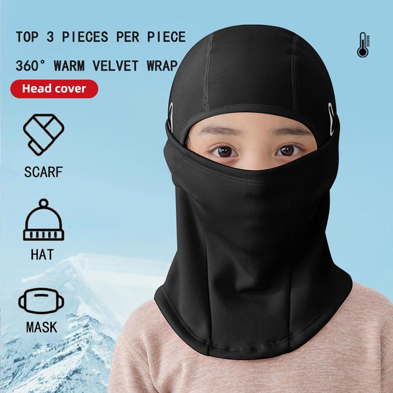 Winter Outdoor Sports Face Mask, Windproof & Cold-proof Cycling Mask, Helmet Lining Balaclava Hat for Men & Women