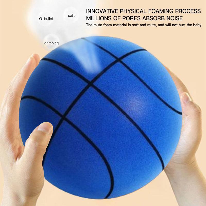 Outdoor Silent Basketball, 8.3inch Pu Material Super Elasticity Sports Ball for Indoor and Outdoor Sports Activities, Summer Gifts, Gym Accessories, 2024 Basketball Equipment, Home Gym Equipment, Christmas, Christmas Gift