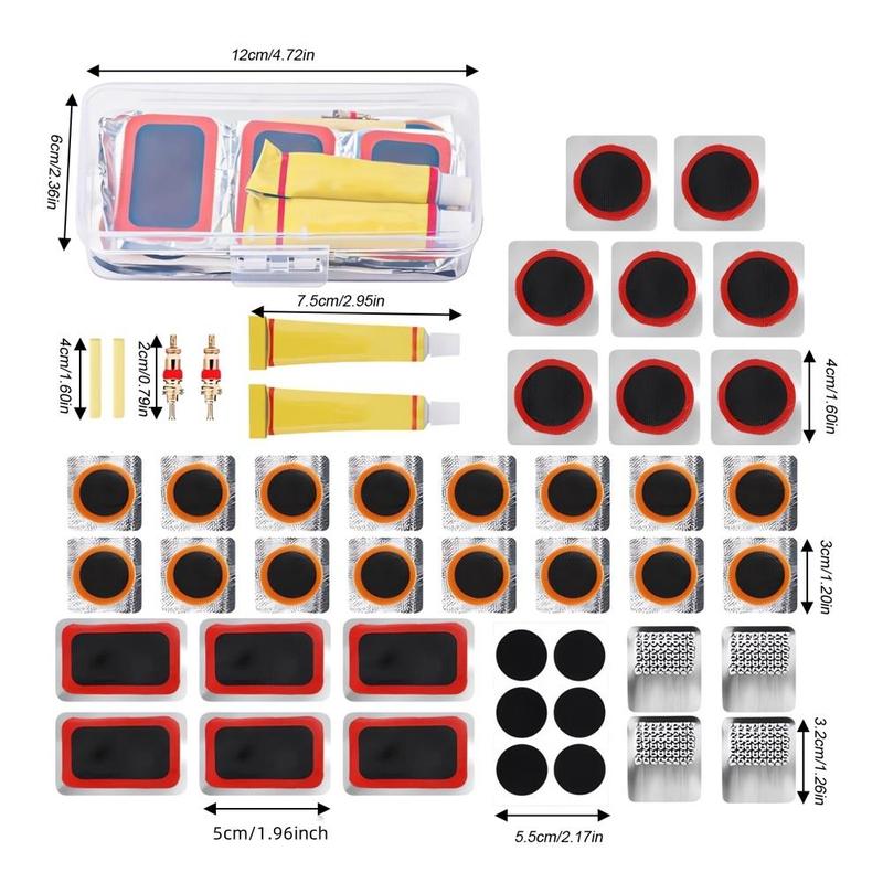 Bicycle Tire Repair Kit, 1 Set Bicycle Tire Repair Tool, Easy To Use Bicycle Tire Repair Kit, For Bicycle Motorcycle Wheel Repair