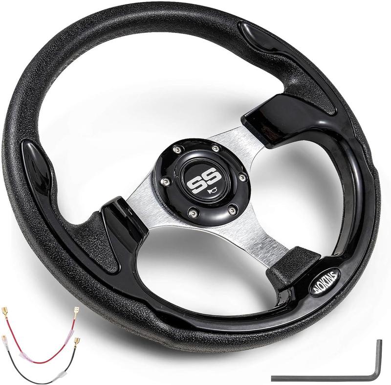 Universal Golf Cart Steering Wheel, Fit EZGO TXT&RXV Club Car DS&Precedent Yamaha, Most Golf Carts