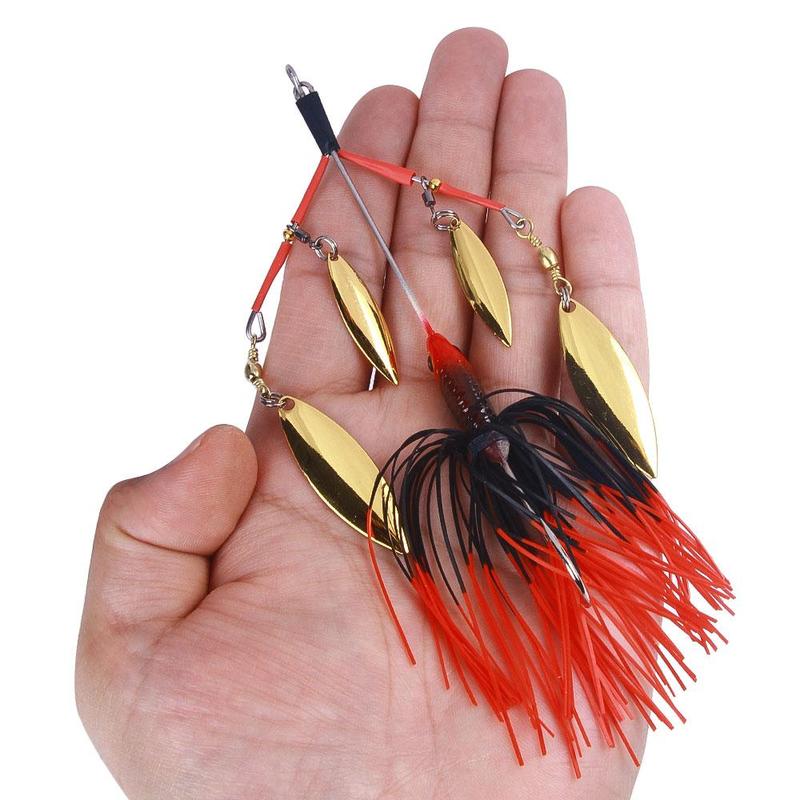 Artificial Fishing Bait, 5 Counts set Rotating Sequins Artificial Bait, Strong Fishing Jig Bait, Realistic Swimming Lure, Fishing Accessories, Fishing Stuff, Fishing Lures