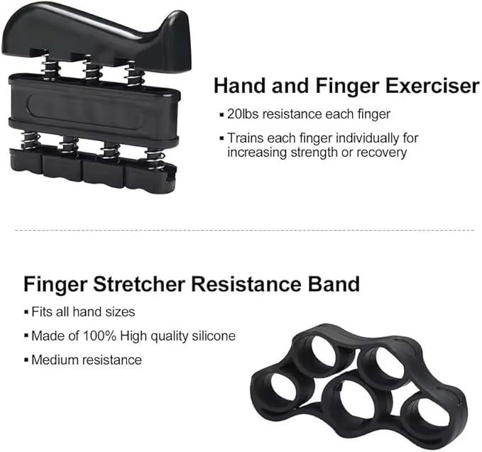 Grip Strength Trainer Adjustable Resistance 22-132 Lbs Hand Grip Strengthener Forearm Exerciser with Counter Writable Christmas