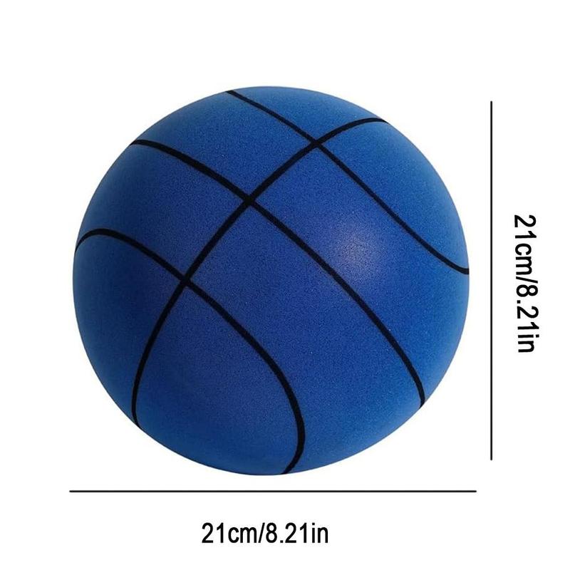 Outdoor Silent Basketball, 8.3inch Pu Material Super Elasticity Sports Ball for Indoor and Outdoor Sports Activities, Summer Gifts, Gym Accessories, 2024 Basketball Equipment, Home Gym Equipment, Christmas, Christmas Gift