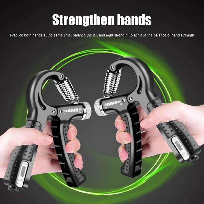 1-Piece Counting Adjustable Grip Strength Machine for Men and Women Hand Strength Wrist Strength Finger Strength Machine Fitness Equipment