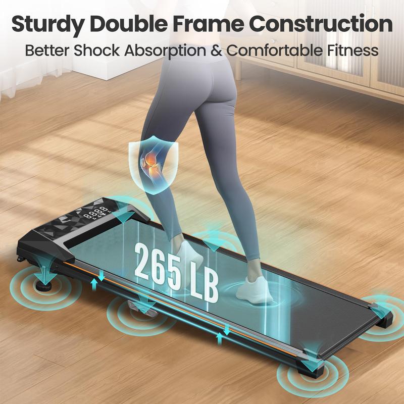 [Black Friday & Cyber Monday]Walking Pad with Incline, 3 in 1 Under Desk Treadmill with 265LBS, Portable Walking Treadmill with Remote Control, LED Display, Mini Walking Jogging Machine for Home Office