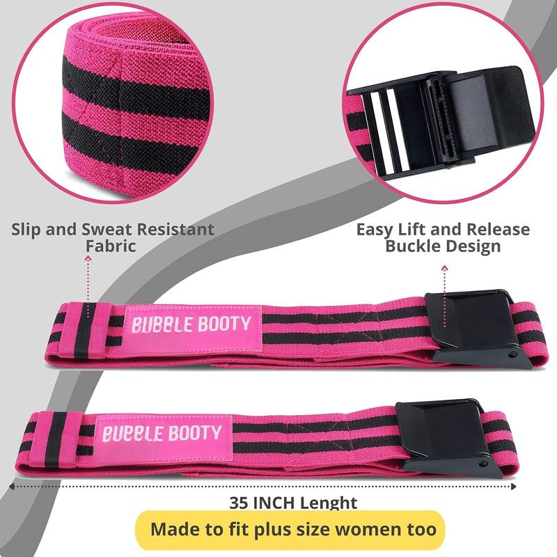 Flow Restriction Bands for Women Glutes with 4-Week Booty Bands Exercise Guide, Bfr Booty Occlusion Bands for Women, Booty Bands  and ,  Restriction Workout Bands for Squats