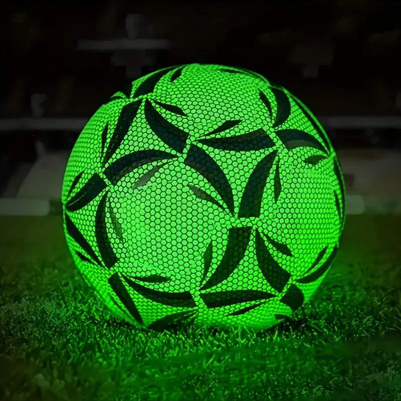 1pc No. 5 Colorful Luminous Football, High-Vis Reflective Soccer Ball & Glow-in-the-Dark Football For Indoor And Outdoor Grass Training Night Training And Play- Perfect Gift For Halloween, Christmas, Thanksgiving, New Year Gift