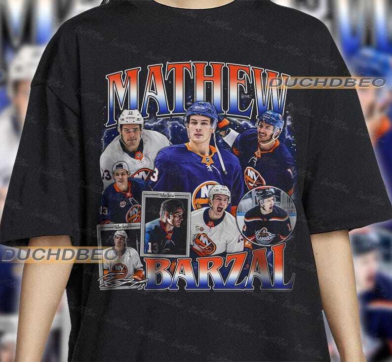 Mathew Barzal Shirt Ice Hockey Canadian Professional Hockey Championship Sport Merch Vintage Sweatshirt Hoodie Graphic Tee Gift Fans NZH7458