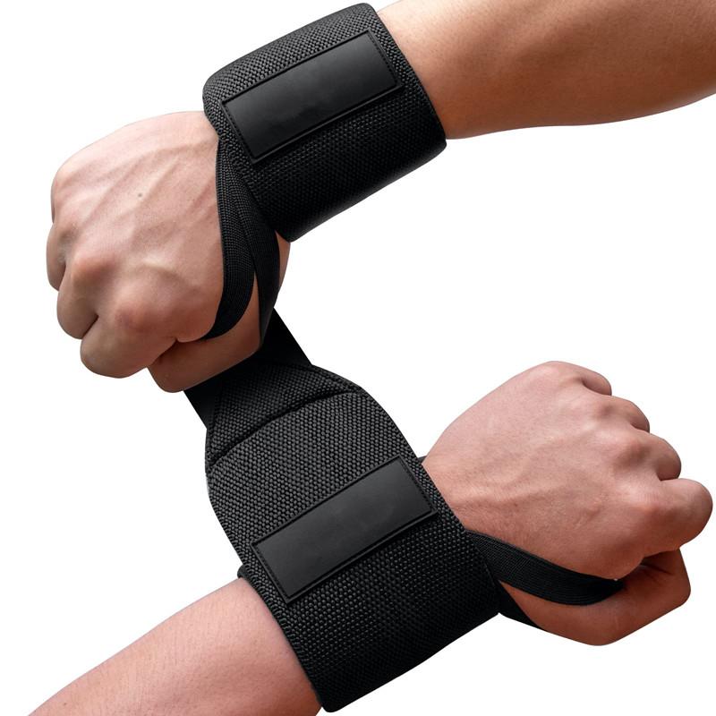 Elastic Wrist Straps for Weightlifting and Working Out, Breathable Wrist Wraps with Thumb Loop and Left Right Tabs, Wrist Brace for Wrist Support and Protection, Men and Women (Pair)