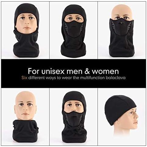 Winter Windproof Fleece Ski Mask Balaclava Headwear Motorcycle Thermal Face Mask Bandanas