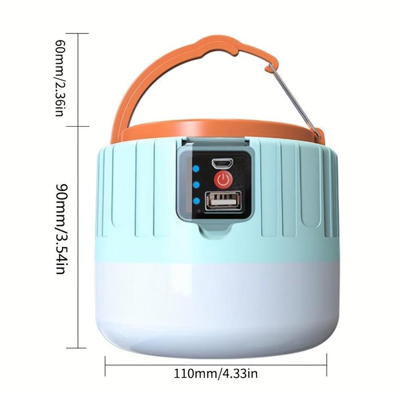 Portable Multifunctional Solar Camping Lamp, Solar Emergency Lamps Rechargeable Night Light for Hiking Travel Outdoor