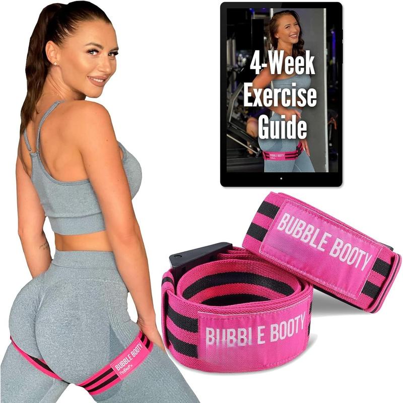 Flow Restriction Bands for Women Glutes with 4-Week Booty Bands Exercise Guide, Bfr Booty Occlusion Bands for Women, Booty Bands  and ,  Restriction Workout Bands for Squats