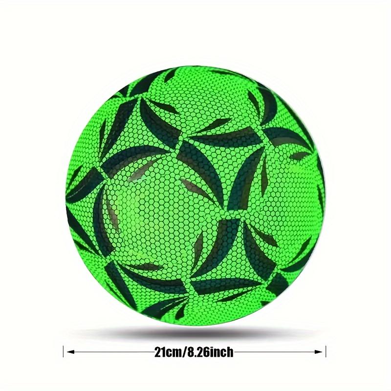 1pc No. 5 Colorful Luminous Football, High-Vis Reflective Soccer Ball & Glow-in-the-Dark Football For Indoor And Outdoor Grass Training Night Training And Play- Perfect Gift For Halloween, Christmas, Thanksgiving, New Year Gift