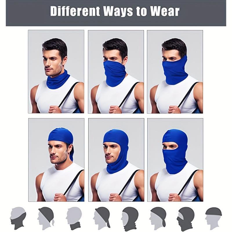 Outdoor Cycling Face Mask, Windproof Sun Protection Full Face Mask, Sports Face Cover For Men & Women