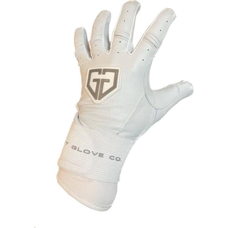 Elite Series Extended Cuff Batting Gloves White