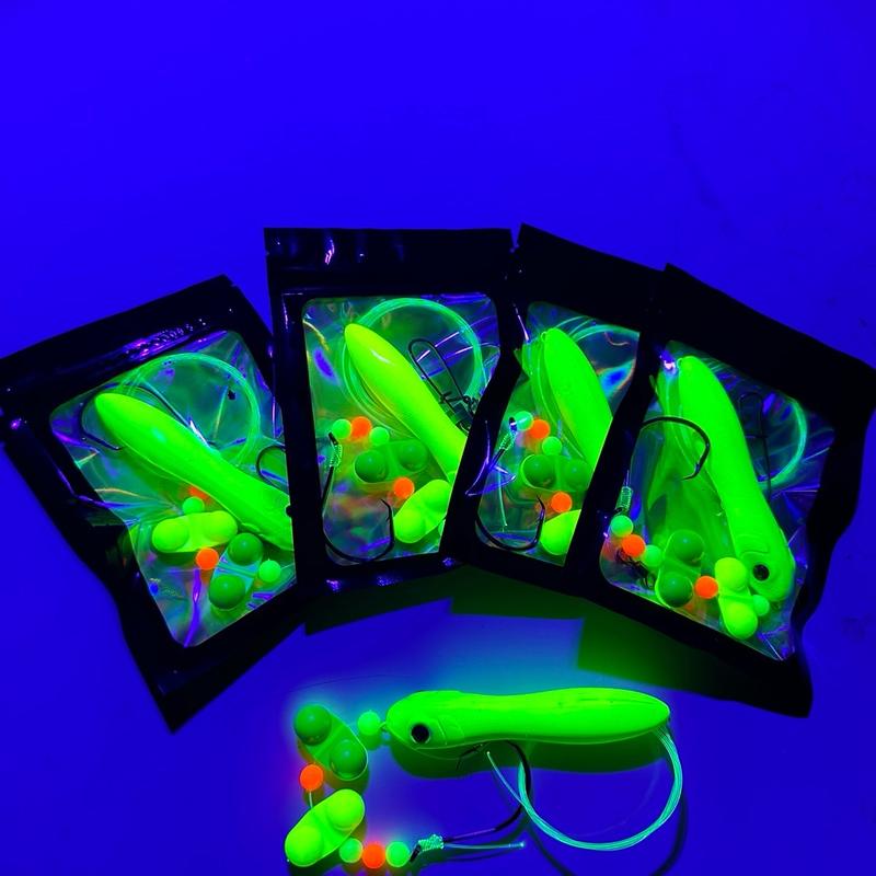 5 Pack lightning Bug Spooks ( Shinny ) Black light Glow